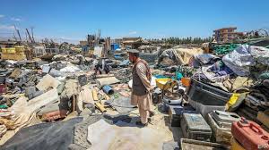 Scores of civilians are trying to flee the country, with chaotic. America Leaves Afghanistan On The Brink Of Collapse The Economist