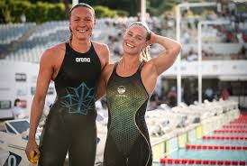 Hur påverkar relationen av att den ena partnern är så internationellt framgångsrik och att större delen av tiden tillbringas ifrån varandra? Sarah Sjostrom And Pernille Blume Swimmerbabes