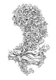 Alice in wonderland caterpillar coloring pages. Coloring Pages Vexx Doodles Coloring Pages