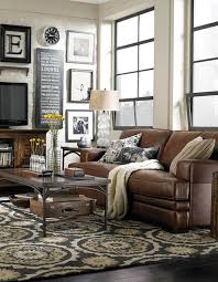 Orange with brown & white. Brown Couch Living Room Decor Ideas Novocom Top