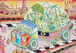 Conservation Environment Car Lim Xin Ying A Car That Conserves Our Environment And Protects Animals So That Art Contest Car Art Save Environment Poster Drawing