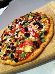 My Re Creation Of The Pizza Athena From Pizza Luce Gluten Free Dairy Free Food Vegan Gluten Free