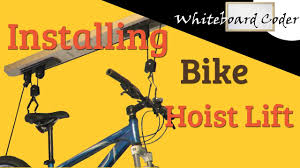 Quality tools & low prices. Installing Garage Bike Lift Hoist Rad Youtube