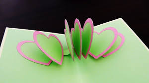 Isn't it just so pretty? Pop Up Card Heart To Heart Instructables