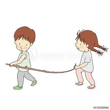 Resources and materials for esl kids teachers. Vector Illustration Of Little Kid Playing Stick Together With Friend Card And Postcard Cartoon Character Drawing Style Isolated On White Background Stock Vector Adobe Stock