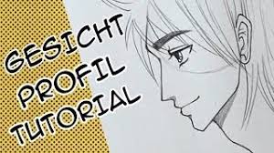 Manga Zeichnen Tutorial Manner Kopf Seitlich German Youtube