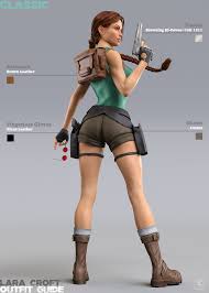 Lara croft and the temple of osiris tomb raider: Lara Croft Outfit Guide Classic Backside By Fredelsstuff On Deviantart