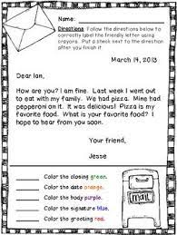 Students write a friendly letter to 5th graders welcoming incoming students. Friendly Letter Writing Everything You Need Friendly Letter Writing Writing School Writing Lessons