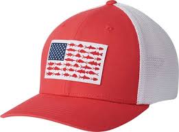 Pfg Mesh Fish Flag Ball Cap