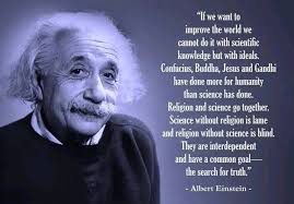 If we want to improve the world we cannot do it with scientific knowledge  but with ideals. Confucius, Buddha, Jesus and Gandhi have done more for  humanity than science has done. We