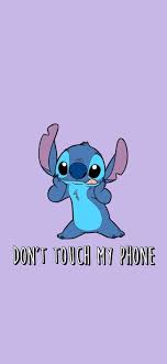 Cute Stitch Wallpaper Dont Touch My Phone Wallpapers Funny Phone Wallpaper Funny Iphone Wallpaper