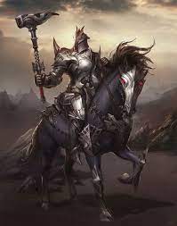 Fantasy medieval knight on horse. Fantasy Knight Fantasy Armor Fantasy Warrior