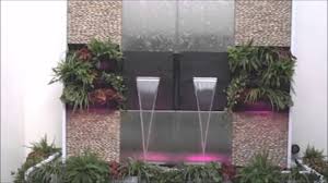 Terrassen Wasserwand Natura Wall Aus Schiefer Youtube