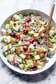 · spread the nuts on a baking sheet and toast in the oven for 8 to 10 minutes. Classic Waldorf Salad Foodiecrush Com