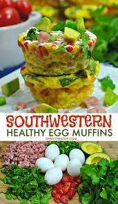 These Southwestern Healthy Egg Muffins Are A Great Muffin Recipes And Easy Muffin Pan Eggs Ohmy Creative Com Egg Egg Muffins Egg Muffins Healthy Healthy Eggs