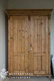 Craigslist Wardrobe Score Miss Mustard Seed Pine Wardrobe Rustic Furniture Diy Armoire Makeover