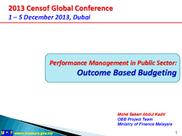 Malaysia, kementerian kewangan budget speech 2018 / kementerian kewangan malaysia. Pdf Performance Management In Public Sector Outcome Based Budgeting Mohd Sakeri Abdul Kadir Academia Edu