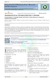 Pdf Pharmaceutical Incompatibilites A Review