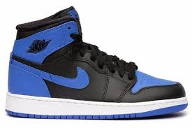 Air Jordan 1 High Og Black Varsity Royal Blue White Gs Air Jordans Retro Air Jordans Retro Shoes