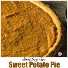 Almost Sugar Free Sweet Potato Pie Sweet Potato Pie Homemade Christmas Holiday B Diabetic Sweet Potato Recipe Sweet Potato Pie Sweet Potato Pies Recipes