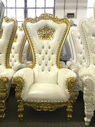 Crown Tiffany Queen High Back Throne Chair Royal King Throne Chair Chair Party Furniture
