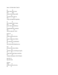C d f em am c e …. Doc Chord Gitar Budi Santoso Academia Edu