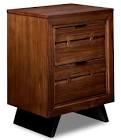 Camila Night Table - Rustic Brown Leons