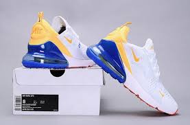 Nike Air Max 270 Flyknit Phillippines White Yellow Blue Ah6789 105 Women S Men S Casual Shoes Nike Air Max Nike Air Max For Women Cheap Nike Air Max