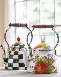 Black And White Checkered Tea Kettle Mackenzie Childs Tea Kettles Matching Items Tea Pots Kettle Tea