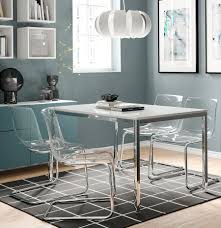 Torsby Table Chrome Plated High Gloss White Ikea White Glass Dining Table Ikea Glass Dining Table High Gloss White