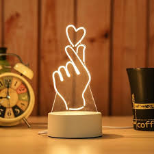 Creative Cute 3d Light Usb Charging Art Lighting Lamp Fantasy Led Light For Kid Desk Table Decor Wish 3d Led Night Light Night Light Led Night Light