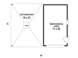 Plus, they offer the convenience of being easily collapsible. Garage Plans With Carports 1 Car Garage Plan With Car Wash Bay 006g 0030 At Thegarageplanshop Com