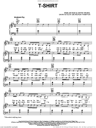 (said i miss you baby) trying to decide, trying to decide if i, really wanna go out tonight. Shontelle T Shirt Sheet Music For Voice Piano Or Guitar Pdf