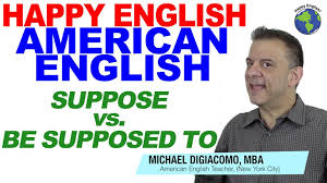 Supposed to the correct way ashley was supposed to present her project today but she is home sick. Youtube English Lesson Suppose Vs Be Supposed To Happy English Free English Lessons