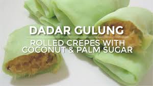 Dadar Gulung Rolled Pandan Crepes With Coconut And Plam Sugar Filling Resep Recipe Resepdadargulung Eggrolledrecipe Eggrolledpanda Crepes Resep Pastry