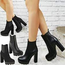À partir de 29,95 € à partir de 59,95 €. Debardeur Femme Bloc Talon Haut Bottines Chelsea Plateformes Chaussures D Hiver Taille Ebay