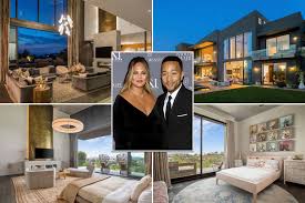 Stephen a gets a tour of floyd mayweather s mansion luxury car collection espn archive. John Legend Chrissy Teigen List Beverly Hills Home For 24m
