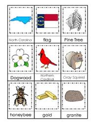 Founded in 1887 and part of the university of north carolina system, it is the largest university in the carolinas. North Carolina State Symbols Themed 3 Part Matching Game Preschool Card Game