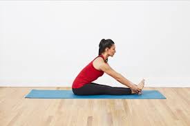 How To Do Paschimottanasana A Yoga Hamstring Stretch Basic Yoga Poses Yoga Poses Top Yoga Poses