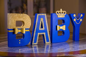 How Cute Are This Letters For A Little Prince Baby Shower Royalty Baby Shower Royal Baby Shower Boy Prince Baby Shower Theme