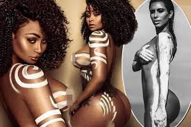 10:27 stay creative painting with ryan o'rourke recommended for you. Blac Chyna Outshines Kim Kardashian In Naked Body Paint Shoot Look At That Booty Mirror Online