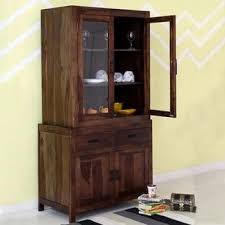 Prisma Kitchen Cabinet Mahogany Finish Available Online In India At Wooden Street Get The Wooden Kitchen Cabinets Cabinets Online Online Kitchen Cabinets