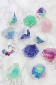 Diy amethyst crystal soap 2 ways! Gemstone Soap Diy Two Ways A Beautiful Mess