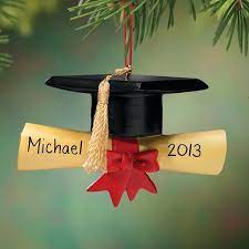 Personalized Graduation Cap With Scroll Ornament Miles Kimball Polymer Clay Jewelry Diy Polymer Clay Diy Polymer Clay Ornament