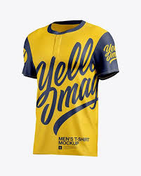 Download Men S T Shirt With Buttons Mockup Half Side View In Apparel Mockups On Yellow Images Object Mockups Clothing Mockup Shirt Mockup Design Mockup Free