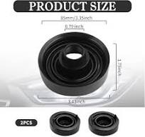 Lot de 2 housses anti-poussière pour phare de voiture H4 ...