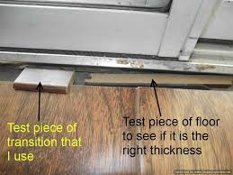 Installing Laminate Flooring Transition At Sliding Glass Door Flooring Installing Laminate Flooring Restaurant Flooring