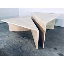 1970s Italian Up Up Travertine Coffee Table Chairish Coffee Table Travertine Coffee Table Triangle Coffee Table