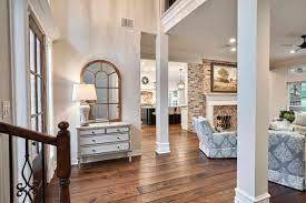 The word foyer itself comes from the latin focarium, meaning of the hearth.this same latin root can be found in the word focus, which suggests that the space should be considered the focal point of the modern home, much like centralized fireplaces or hearths became the focus of ancient homes. All Your Questions About Foyers Answered