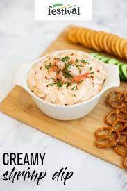 Creamy Shrimp Dip Festival Foods Recipe Food Seafood Recipes Recipes